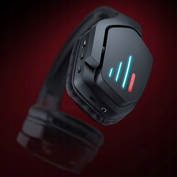 ONIKUMA B60 SŁUCHAWKI BEZPRZEWODOWE GAMINGOWE NAUSZNE MIKROFON BT 5.2 RGB zdjęcie 4