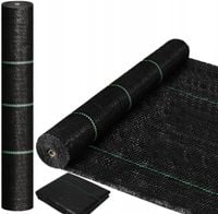 2X AGROWŁÓKNINA NA CHWASTY UV+ 3% AGROTKANINA ANTYCHWATOWA 70G. MOCNA 1,1x5