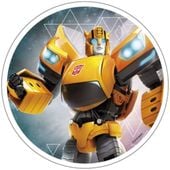 Opłatek na tort Transformers Robot Humanoidalny Samochodowy Urodziny