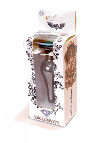 plug jewellery dark silver butt plug  green na Arena.pl