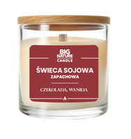 Świeca sojowa o zap. Czekolada i Wanilia 225g
