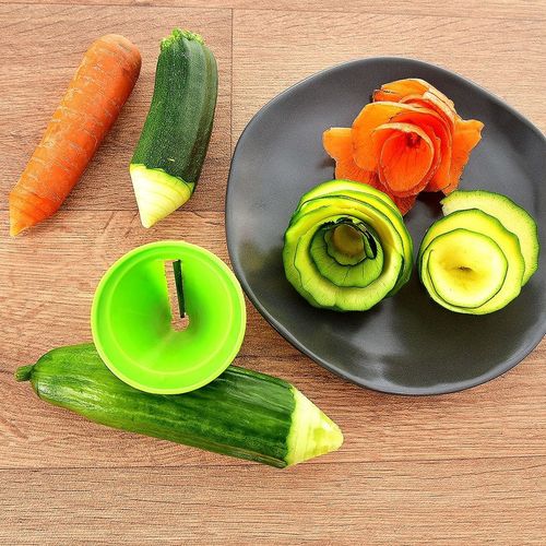 Obieraczka Julienne Obrotowa Spiralna Temperówka Nóż do Warzyw Dekorator na Arena.pl