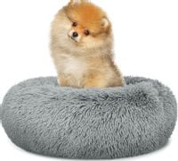Legowisko Pluszowe Uniwersalne Dla Psa Kota 40Cm - Jasnoszare