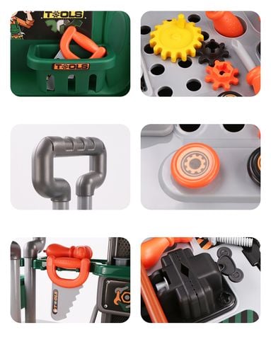 zestaw skrzynka z narzędziami dla dzieci warsztat zabawkowy w walizce na Arena.pl