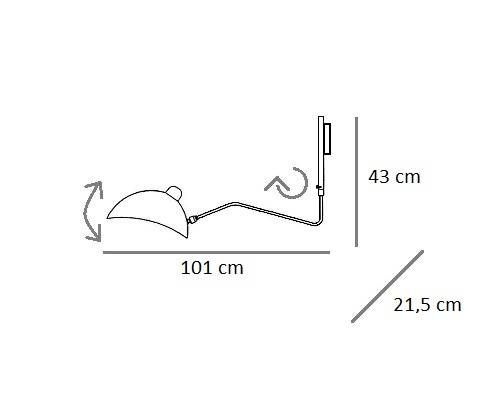 Kinkiet Berella Light Estra 1 BK/CO BL5476 na Arena.pl