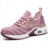 LEKKIE półbuty BUTY robocze DAMSKIE ochronne Z PODNOSKIEM wygodne BHP S1 36