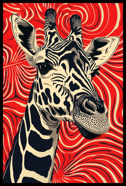 Plakat 40x60cm Wzrok Żyrafy zdjęcie 2