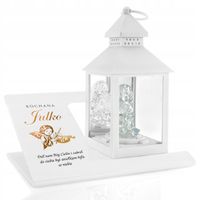 ZNICZ LATARENKA ANIOŁEK dedykacja na GRÓB DZIECKA