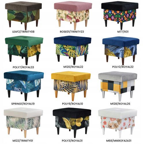 Pufa puf podnóżek ARI pojemnikiem schowkiem Family meble różne modele na Arena.pl