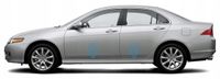Acura TSX 2004-2008 - Listwy chrom boczne drzwi chromowane ochronne