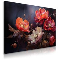 Obraz Do Sypialni Maki Polne Kwiaty Natura Rośliny Abstrakcja 90cm x 60cm