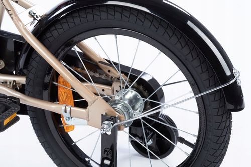 rower rowerek dla dziewczynki TOMABIKE 14 cali M koszyk torpedo rączka 2025 na Arena.pl