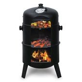 Wędzarnia ogrodowa 3w1 okrągły grill metalowy 40cm