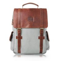 plecak na laptopa męski canvas do pracy miejski weekendowy