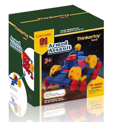 KLOCKI THINKERTOY 61 ELEMENTÓW ARMED ASSAULT CZOŁG na Arena.pl