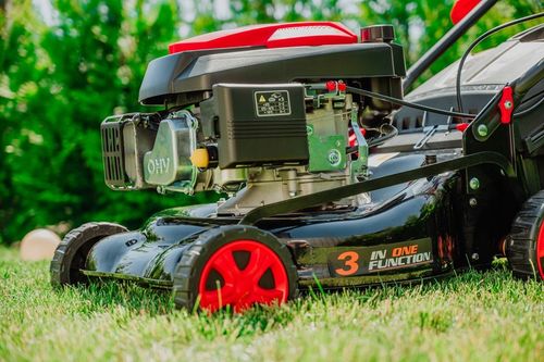 KOSIARKA SPALINOWA LEHMANN 44CM NAPĘD POTĘŻNA SILNIK 146CC MULCZOWANIE 6KM na Arena.pl