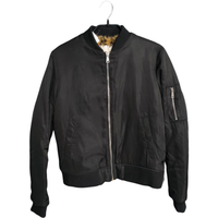 Damska Kurtka Bomberka Ciepła Wygodna Czarna Rozmiar S Na Wiosnę Jesień