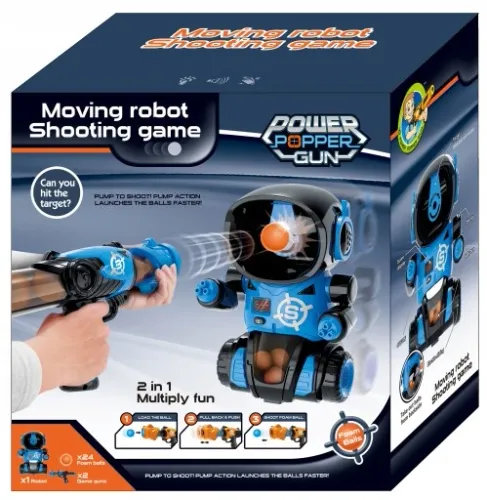 ROBOT CEL do STRZELANIA GRA 2 PISTOLETY NA KULKI na Arena.pl