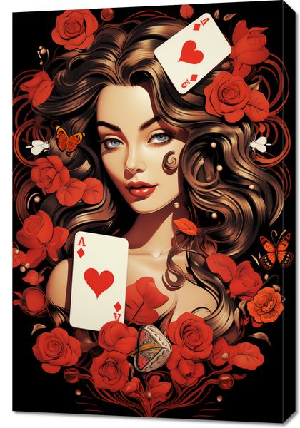 Obraz 60x90cm Różany Hazard zdjęcie 1