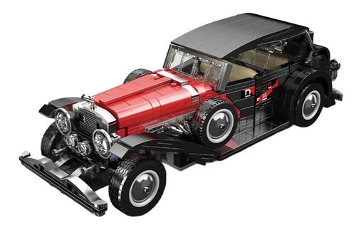 Zestaw Klocków Pojazd Retro Czerwony 1308El. na Arena.pl
