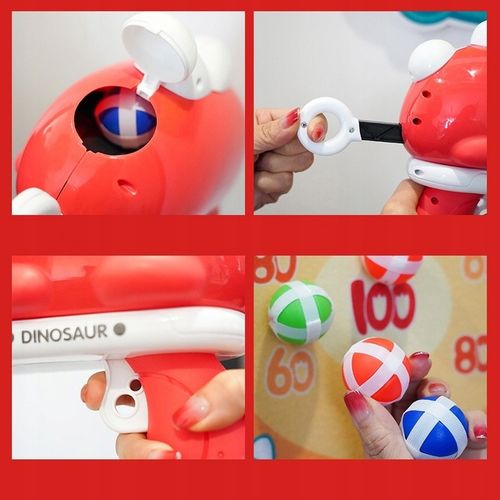 Gra Zręcznościowa Strzelanie Do Celu Na Rzepy Prezent dla 3 4 5 6 7 8 latka na Arena.pl