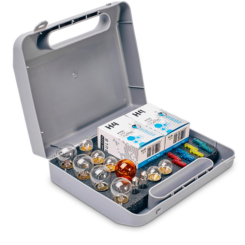 ZASOBNIK ŻARÓWEK VISION 2X H4 24V 75/70W +22 ELEMENTY TIR CIĘŻARÓWKA ŻARÓWK na Arena.pl