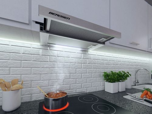 Okap kuchenny teleskopowy Berdsen BE-60-LW 60 cm INOX na Arena.pl