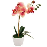STORCZYK W DONICZCE RÓŻOWY 35cm STORCZYK SZTUCZNY ORCHIDEA KOMPOZYCJA KWIAT