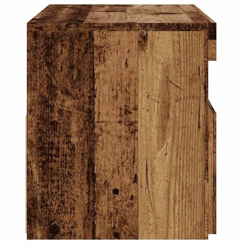 Szafka pod TV z oświetleniem LED, stare drewno, 75x35x40 cm na Arena.pl