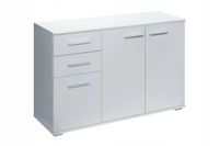 Emaga KOMODA SZAFKA 101 VISION 3D2S 3 DRZWI 2 SZUFLADY BIEL MAT