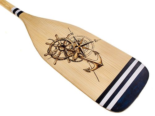 Pagaj John Paddle Ozdoba Wypalany Malowany 110 cm - Sailing 110 cm na Arena.pl