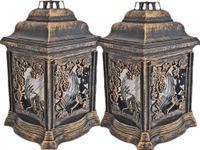 ZNICZ ZNICZE LAMPION NA GRÓB ZESTAW 2 SZTUKI 2070 WINOGRONO ZŁOTO +WKŁAD