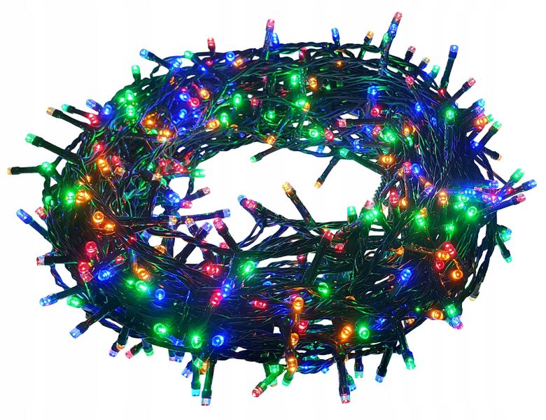 LAMPKI CHOINKOWE 400LED ZEW/WEW multi 25 METRÓW zdjęcie 1