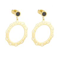 Kolczyki na sztyfcie Blueberry Ażurowe Koła