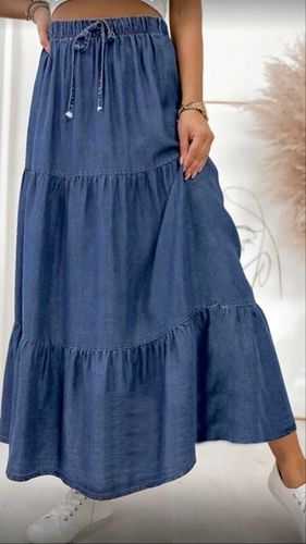 Długa maxi ponadczasowa SPÓDNICA jeans 780 na Arena.pl