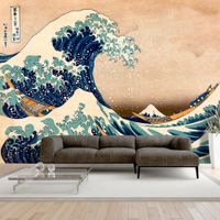Fototapeta - Hokusai: Wielka fala w Kanagawie (Reprodukcja) 400x280