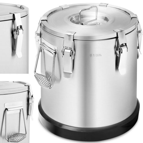 Termos pojemnik termiczny gastronomiczny do transportu żywności STAL 15 l na Arena.pl