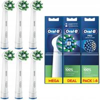 Końcówki do Szczoteczki Elektrycznej Oral-B Pro CrossAction 6pak