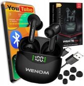Słuchawki bezprzewodowe Sportowe 15pro Enc TWS Bluetooth 5,3 z POWERBANKIEM