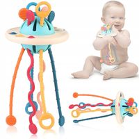 Zabawka Sensoryczna Ośmiornica Gryzak Uspokajający Niemowląt Przeciąganiec