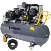 KOMPRESOR OLEJOWY 300L 8 BAR SPRĘŻARKA 400V 1200l/min + WĄŻ