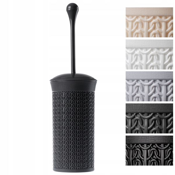 SZCZOTKA TOALETOWA Z POJEMNIKEM ZAMYKANA KOLORY zdjęcie 7