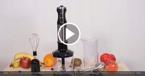 BLENDER RĘCZNY WIELOFUNKCYJNY 5 POZIOMÓW TRYB TURBO ZESTAW 3w1 MOC na Arena.pl