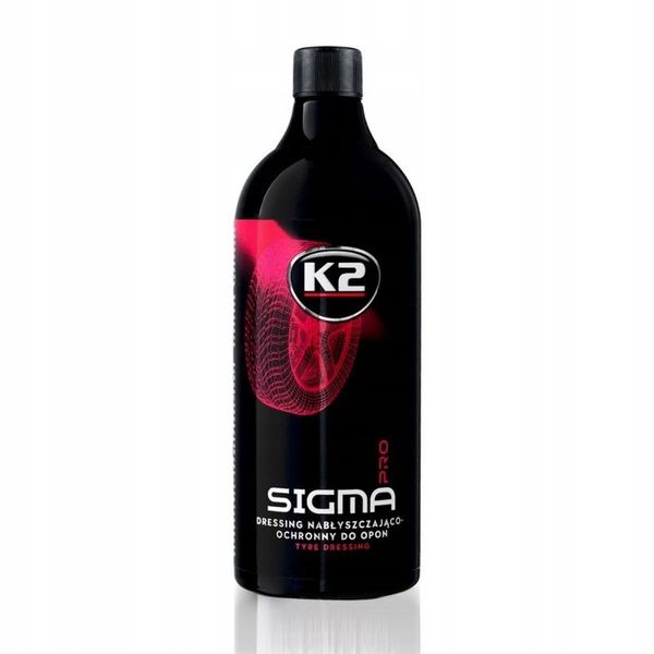 K2 Sigma PRO żel do opon i gumy 1000ml zdjęcie 1