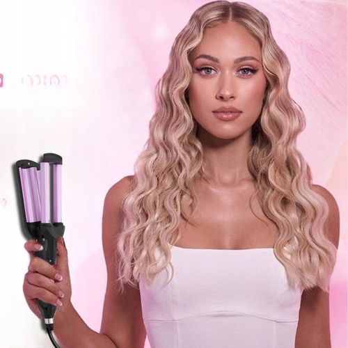 LOKÓWKA DO WŁOSÓW KEMEI FALOWNICA CERAMICZNA KARBOWNICA 55W TPC 200 na Arena.pl