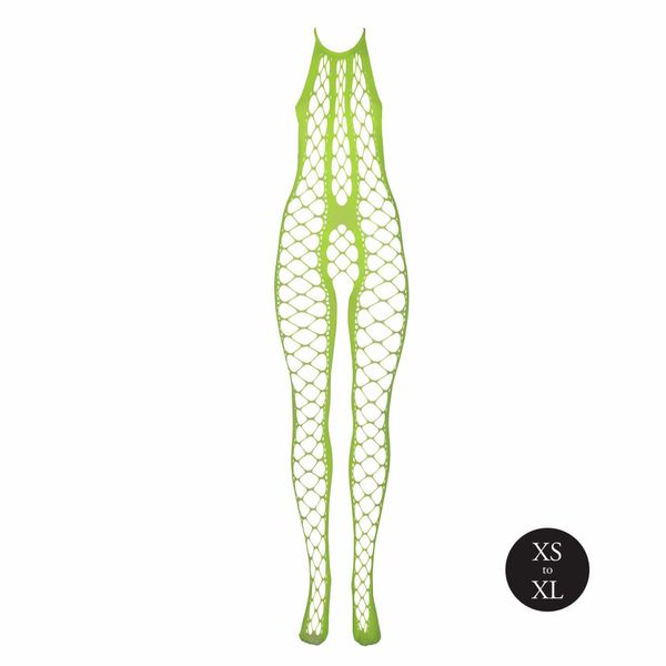 Bodystocking With Halterneck - Green - Xs/Xl zdjęcie 6