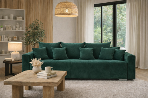 Kanapa z funkcją spania Sofa do salonu EMA na Arena.pl