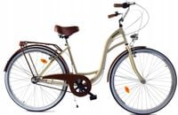 Rower Dallas City 26" 3spd - krem z brązem