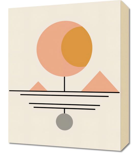 Obraz 40x50cm Geometryczna Utopia zdjęcie 1