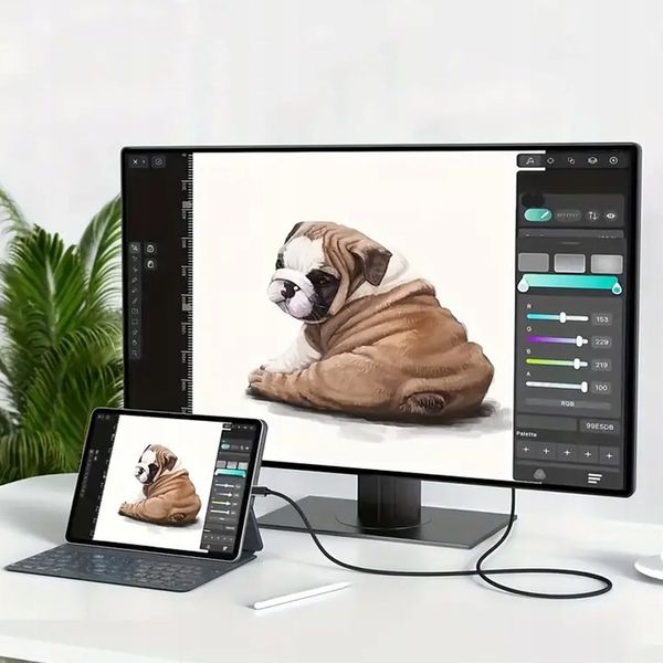 KABEL USB-C 3.1 TYP C DO HDMI 4K ADAPTER 200CM zdjęcie 4